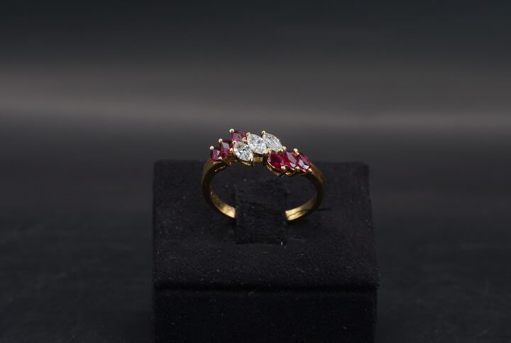 Bague Rubis Diamants joaillerie Cannes