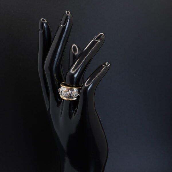 Bague Diamants Coeurs joaillerie Cannes
