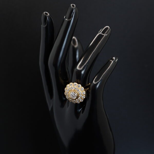 Bague “Fleur” Diamants joaillerie Cannes