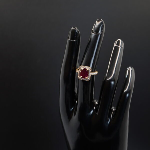 Bague Rubis Diamants joaillerie Cannes