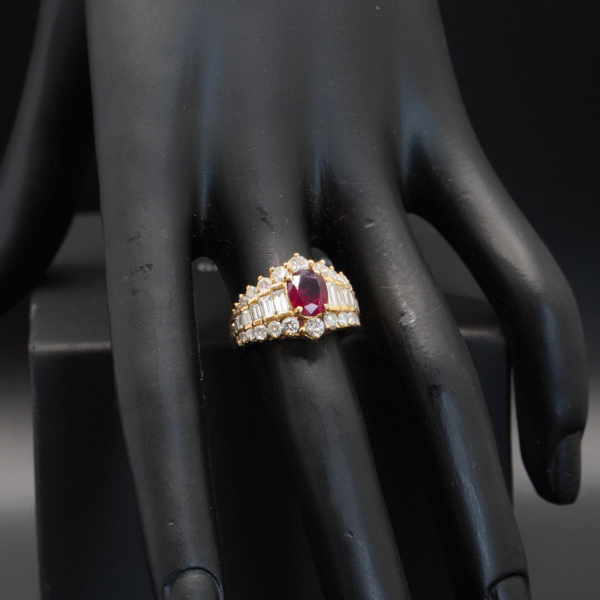 Bague Rubis et Diamants joaillerie Cannes
