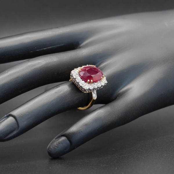 Bague Rubis Diamants joaillerie Cannes