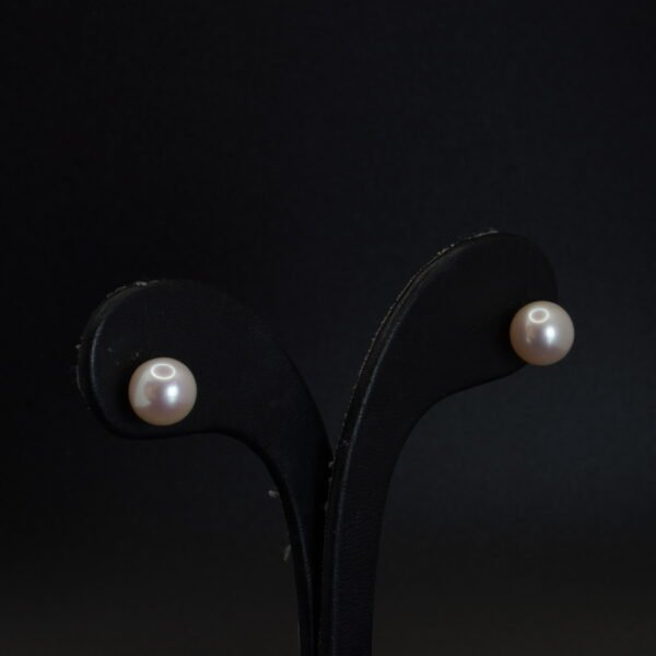 Boucles d’oreilles Perles Blanches joaillerie Cannes