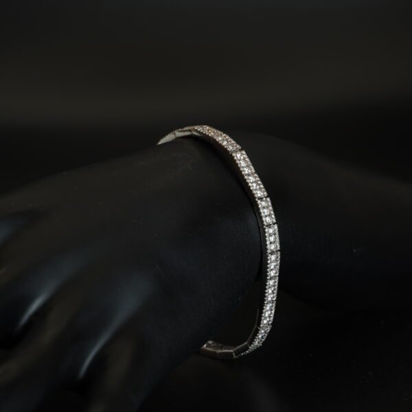 Bracelet Rivière Or Gris joaillerie Cannes