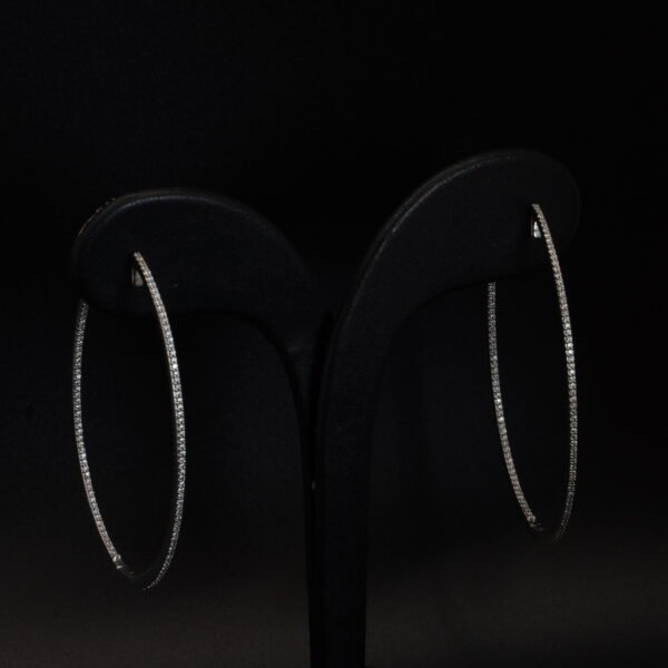 Boucles d’oreilles Créoles Diamants joaillerie Cannes