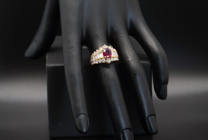 Bague Rubis et Diamants joaillerie Cannes