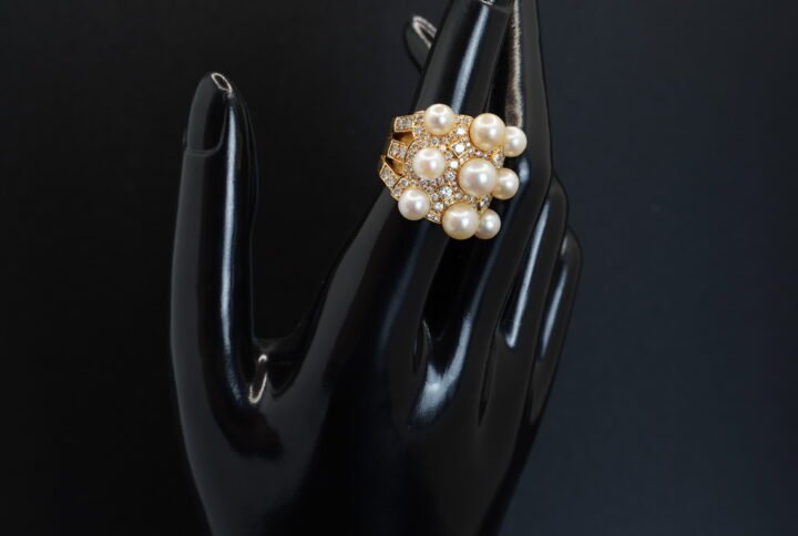 Bague Perle et Diamants joaillerie Cannes
