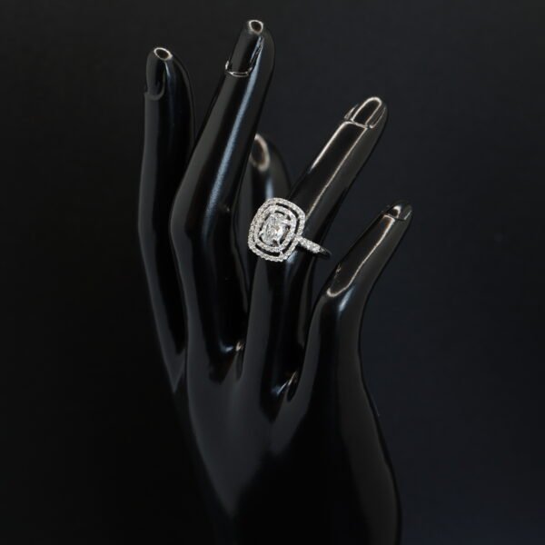 Bague Bicolore Diamants joaillerie Cannes