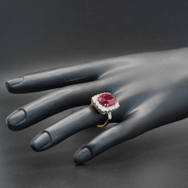 Bague Rubis Diamants joaillerie Cannes