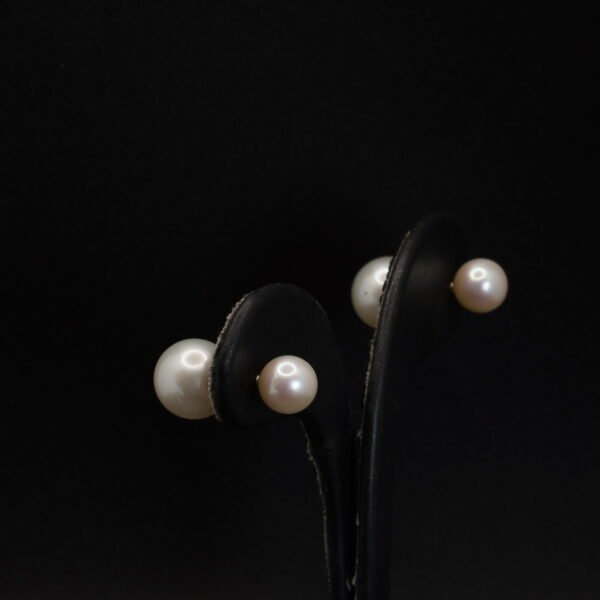 Boucles d’oreilles Perles Blanches joaillerie Cannes