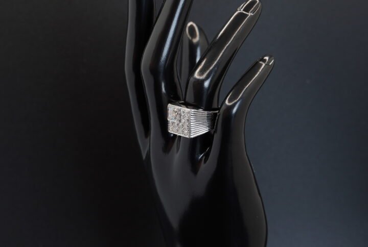 Chevalière Diamants joaillerie Cannes