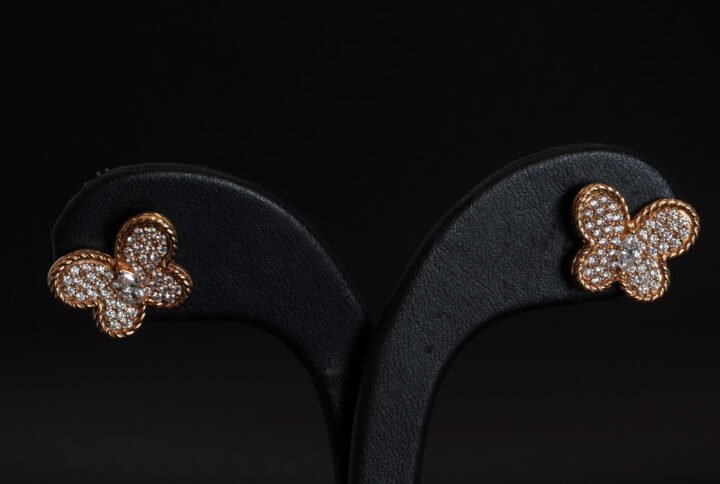 Boucles d’oreilles “Papillon” joaillerie Cannes