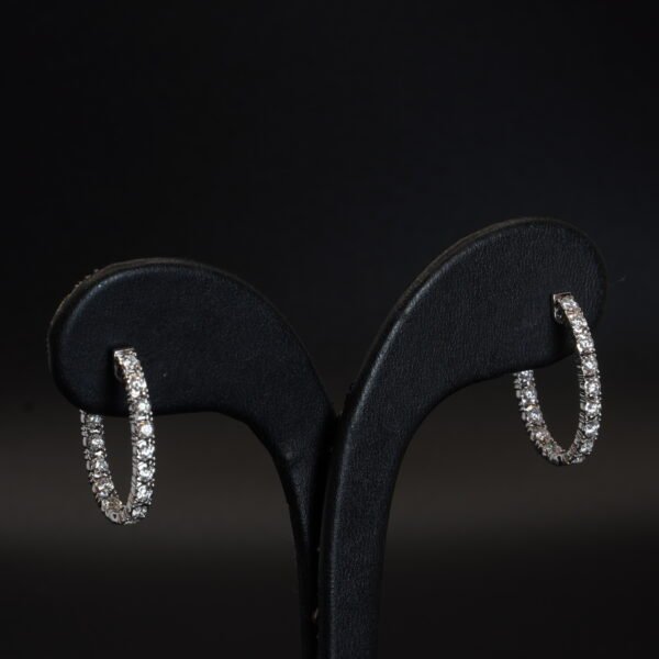 Boucles d’oreilles Créoles Diamants joaillerie Cannes