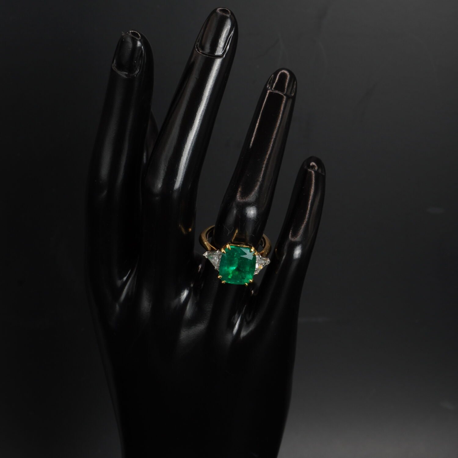 Bague Émeraude Diamants, Occasion