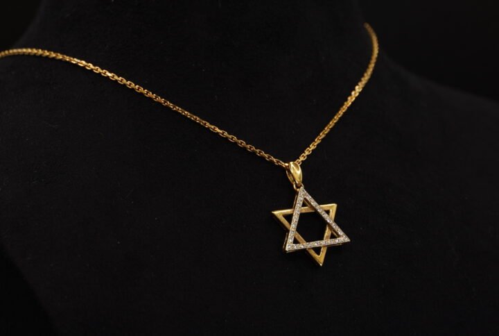 Pendentif Étoile de David joaillerie Cannes