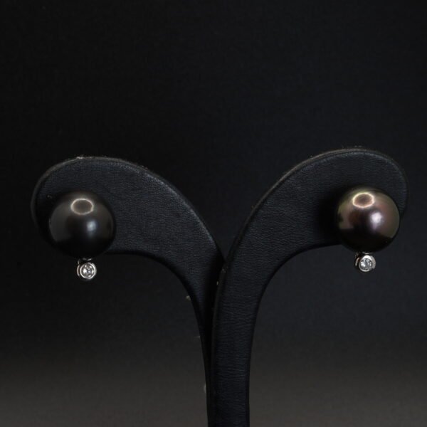 Boucles d’oreilles Perles et Diamants joaillerie Cannes