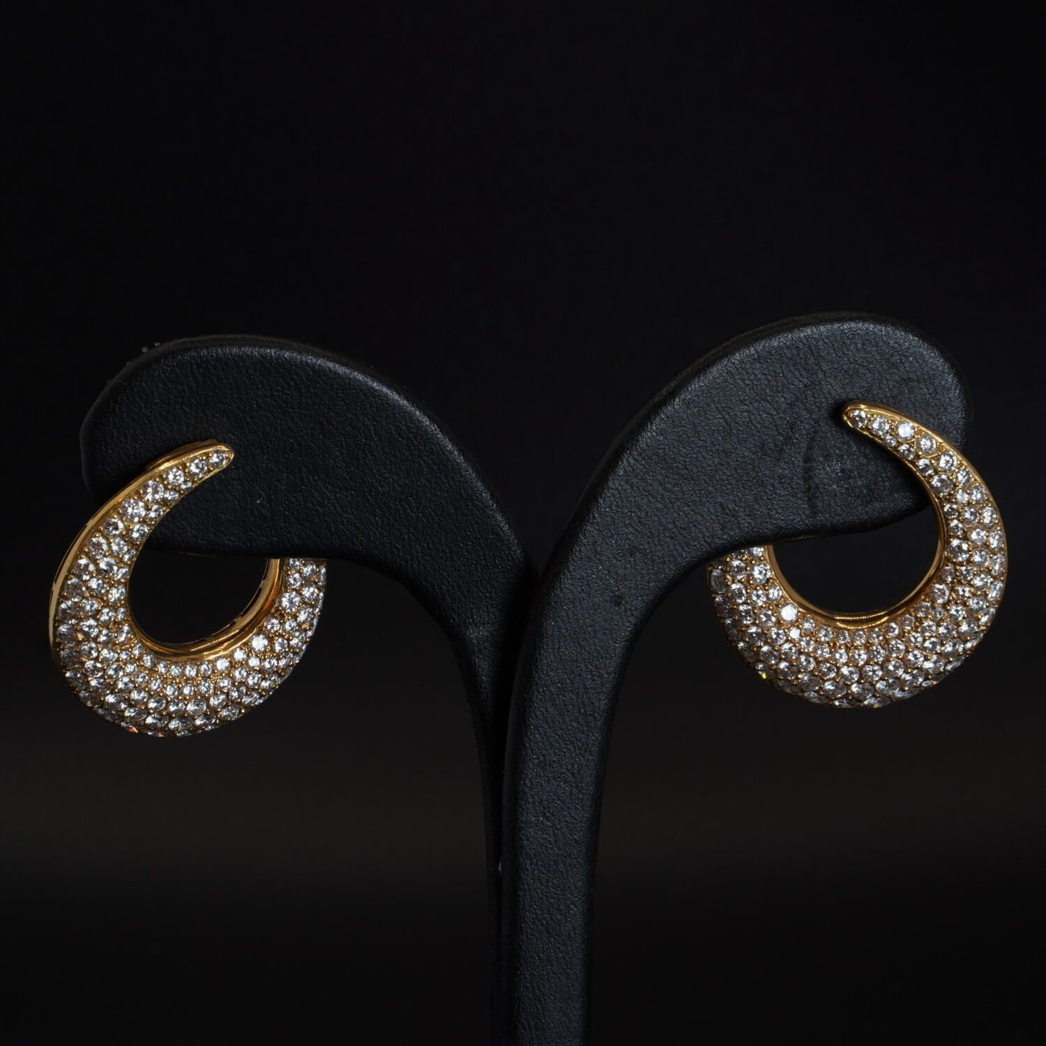 Boucles d’oreilles Créoles Diamants, Occasion