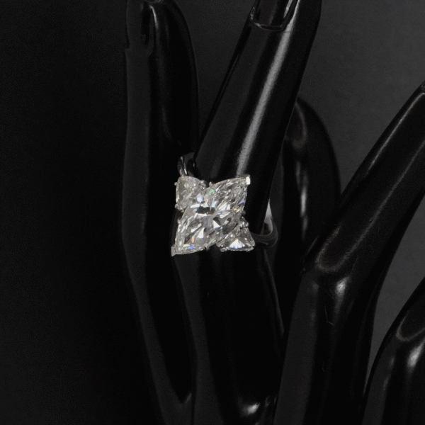 Bague Marquise d’Exception certifiée, Occasion joaillerie Cannes