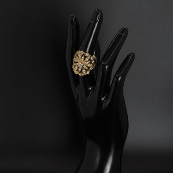 Bague “Fleur” Diamants, Occasion joaillerie Cannes