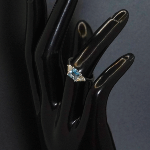 Bague Aigue-marine, Occasion joaillerie Cannes