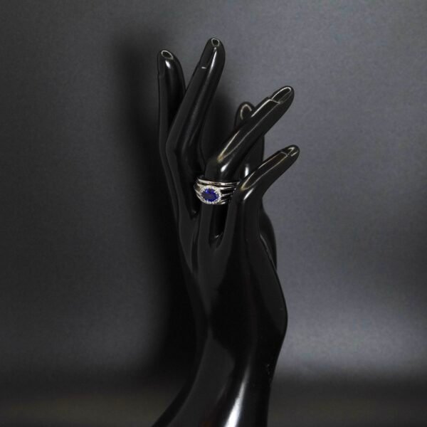 Bague Saphir et Diamants joaillerie Cannes